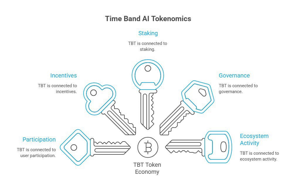 TimeBandSI's tweet photo. Good tokenomics should answer one fundamental question:

What behavior does the token economy encourage?

For Time Band AI, TBT is connected to participation, incentives, staking, governance, and ecosystem activity.

Utility comes first.

#Tokenomics #Web3 https://t.co/o9kFZ62mJU