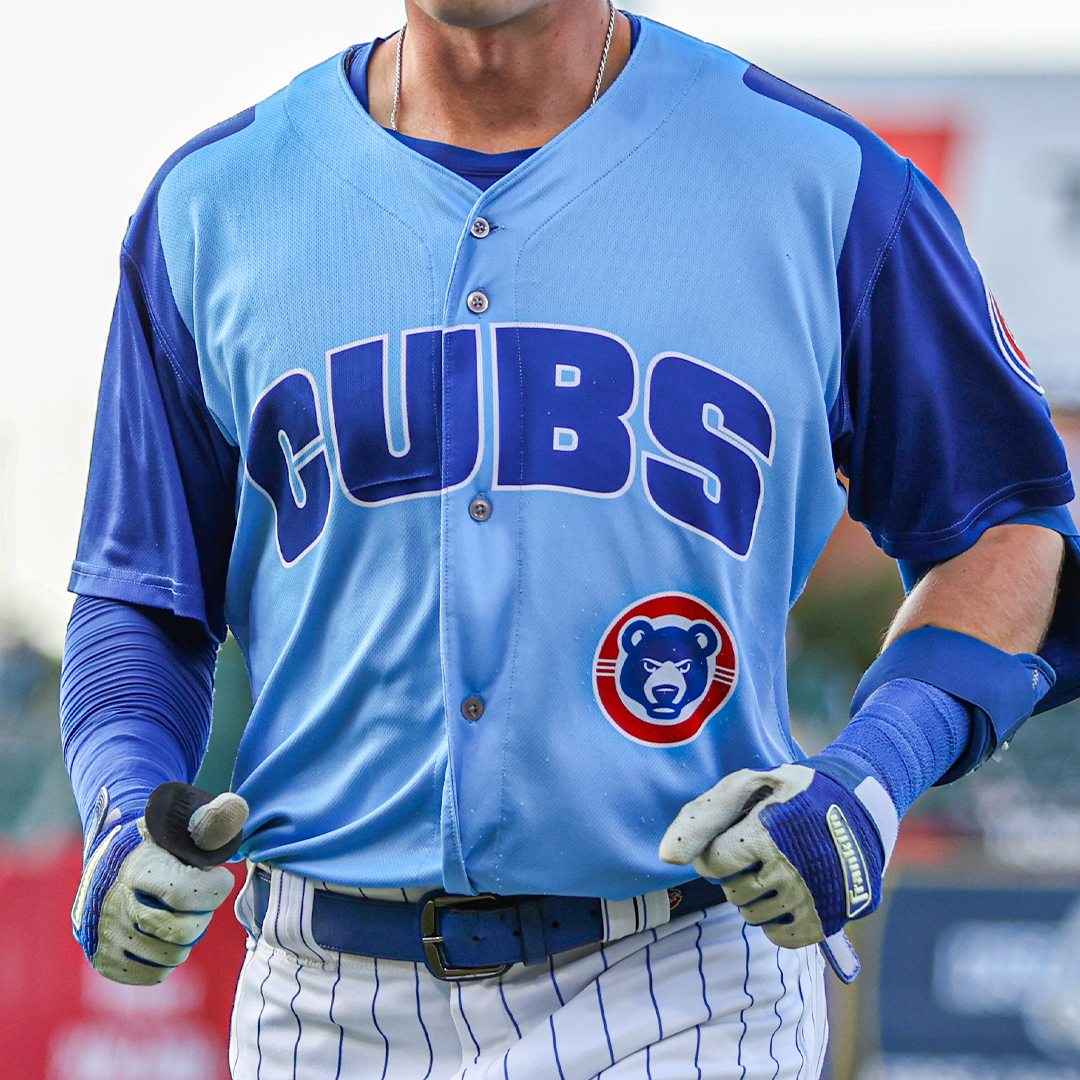 SBCubs's tweet photo. GREAT BIG JERSEY SALE 🏷️
All South Bend Cubs jerseys, including game worn theme night jerseys, are 25% off.  
Up your game by having your jersey personalized for an additional charge. 
Use promo code SBC-JERSEY25. Offer valid in-store and online, ends 10/11.
SHOP: https://t.co/DsTMYUIi9w