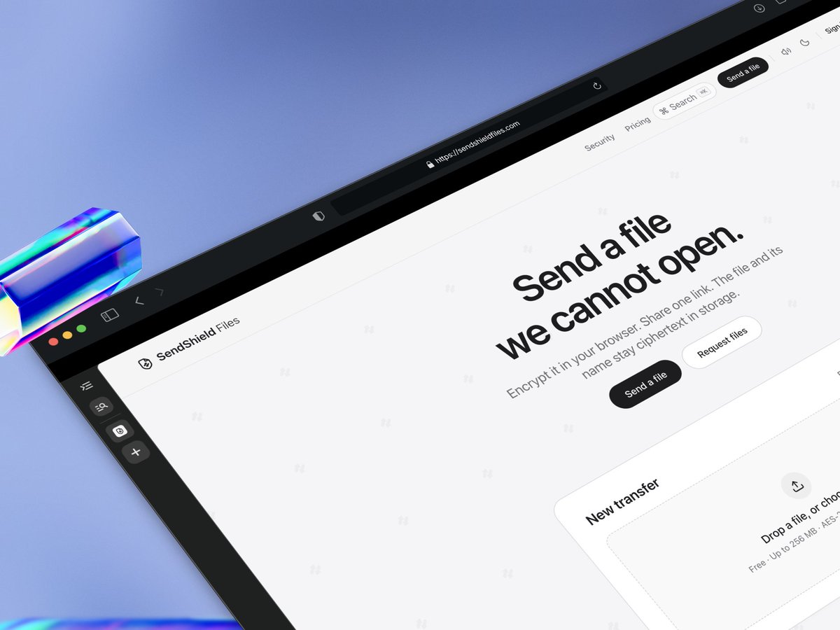 SendShieldFiles tweet picture
