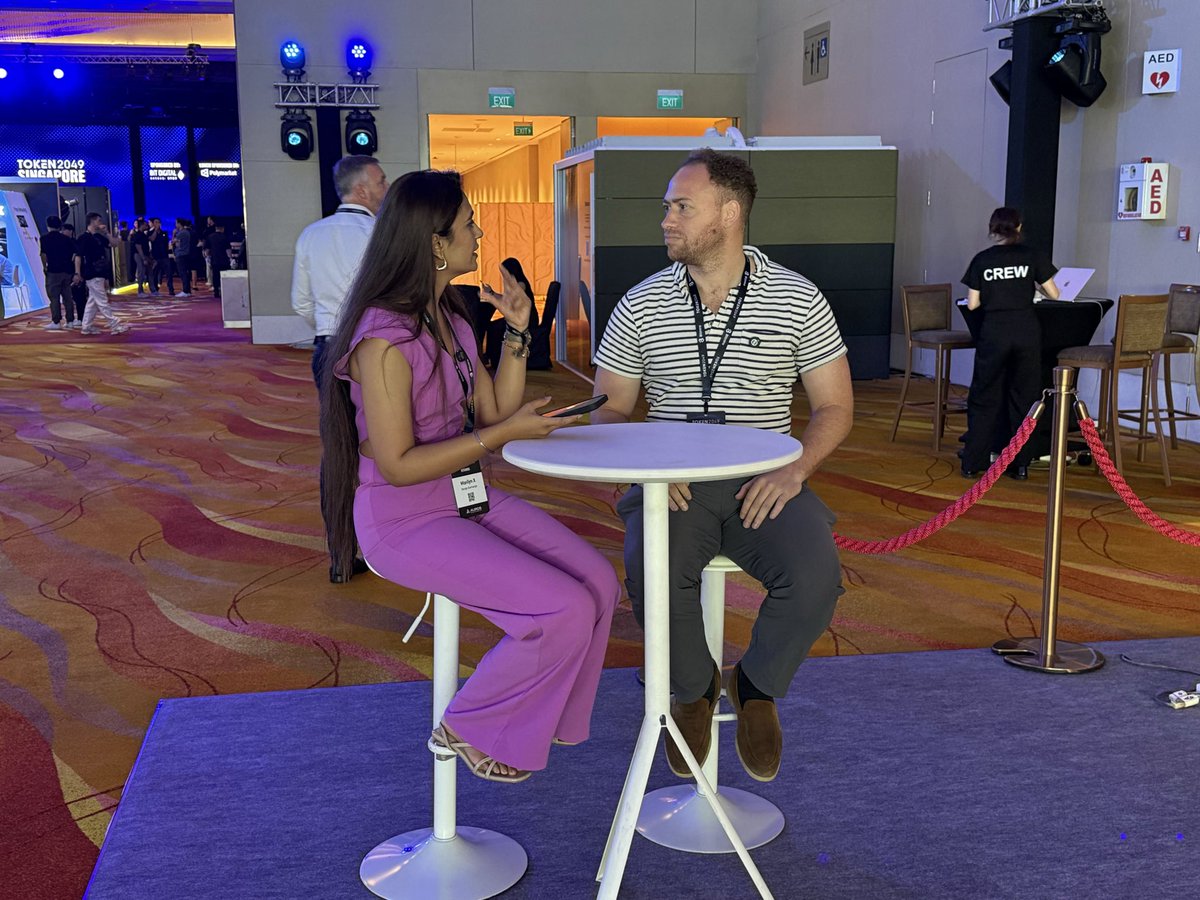 @​everyone Day 2 at TOKEN2049 is underway 🇸🇬 Another strong 