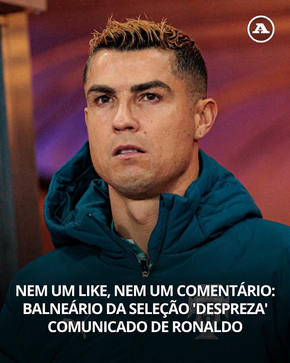 abolapt's tweet photo. Apesar do apoio de milhões de adeptos, figuras do desporto e celebridades, nenhum jogador da Seleção Nacional deixou um gosto ou uma mensagem de apoio à publicação do capitão português. 👀

#CristianoRonaldo #Portugal #SeleçaoNacional https://t.co/5WePmVGe04