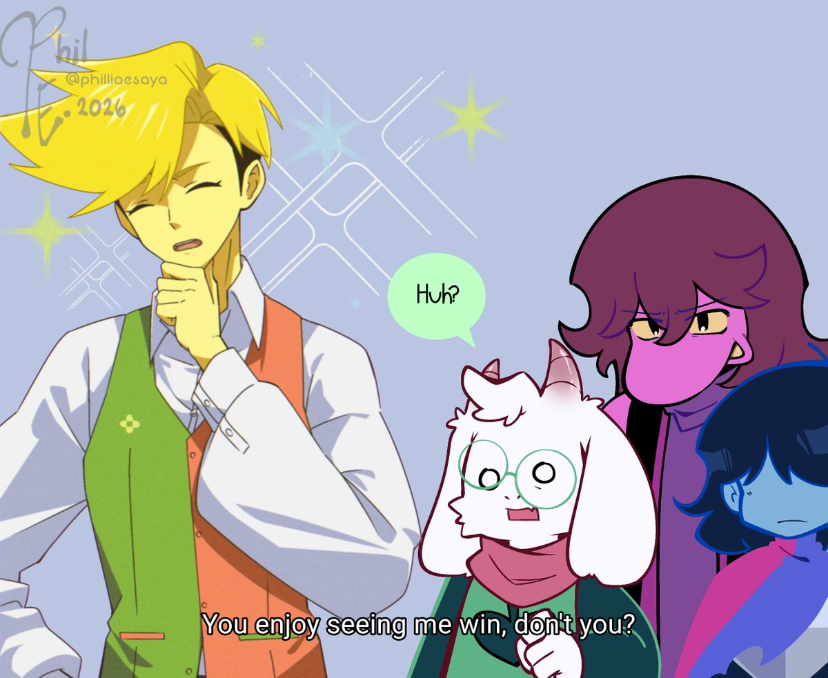 PhilliaEsaya's tweet photo. Just Flowery #deltarune https://t.co/OYeOXKtTyh