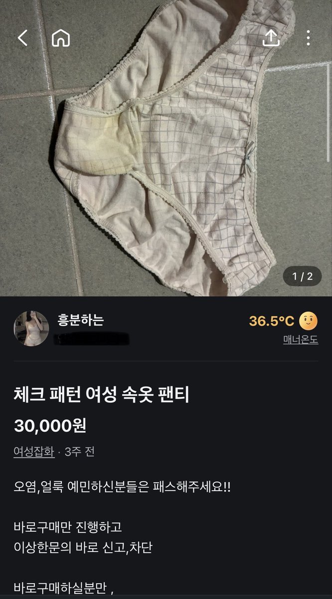 Netfilx_J_'s tweet photo. 당근 팬티 재테크

정말로 이런 누런 팬티가 수요가 있다니

챗 13개 ㅎㄷㄷ https://t.co/mvCe9FU1TC