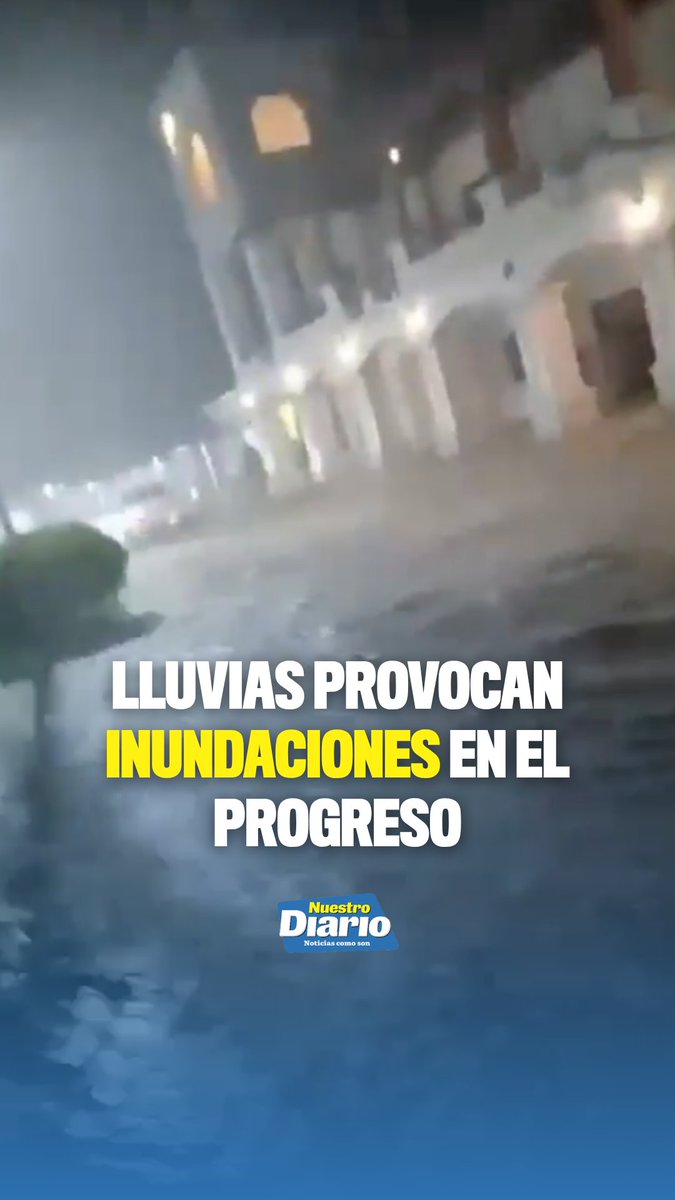 🌧️🚨 LLUVIAS PROVOCAN INUNDACIONES EN EL PROGRESO 🚨🌊 Las lluvias provocaron inundaciones en la cabecera municipal de El Jícaro, El Progreso, donde se mant…