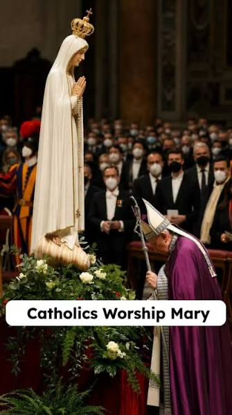 Thatbrian's tweet photo. Believe what Roman Catholics do—not what they say.