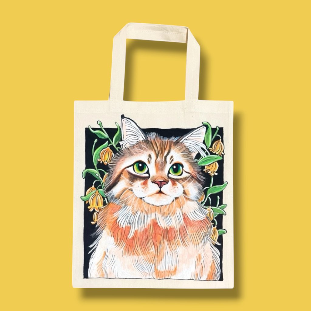 too_pero's tweet photo. 普段こういうトートバッグにペン画で描いております～！
長毛種の猫さんの方が評判がいいので、短毛種の猫さん練習中です…笑

🐱Minne
https://t.co/ES40Pn3KhX
🐱メルカリ
https://t.co/6Q0ZYgVnnC

#ハンドメイド作品
#ハンドメイド好きな方と繋がりたい 
#ハンドメイド好きさんと繋がりたい https://t.co/d6gKstTG7C
