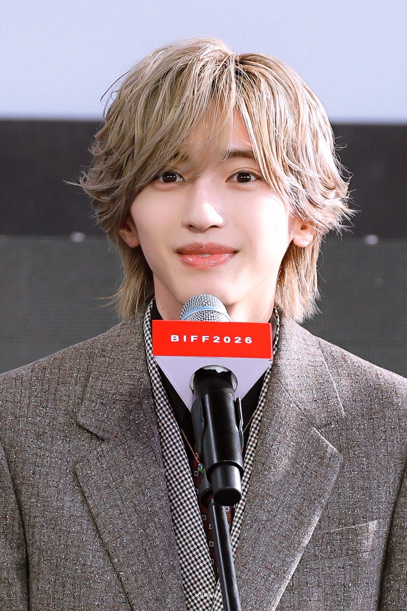 susod6's tweet photo. 透明感やばすぎる🫧

#道枝駿佑
#BIFF2026 https://t.co/HtcjnO4pTB