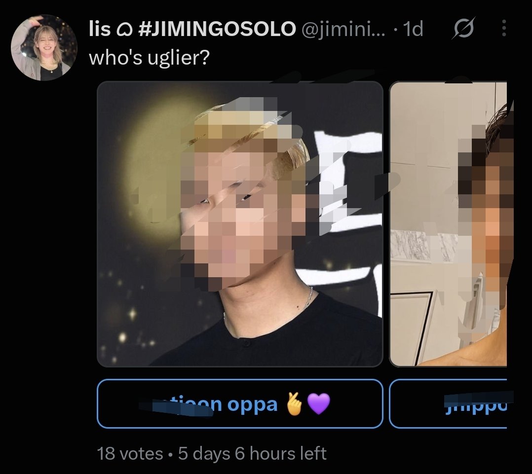 admirevjungkook's tweet photo. This disgusting account is clearly trying to set Jimin up while dragging other members is actually a setup account being used by blonks and kpopies. Do NOT amplify their posts or give them engagement

Report + Block
https://t.co/aaWGX5HeXX https://t.co/5g01NHKL8F