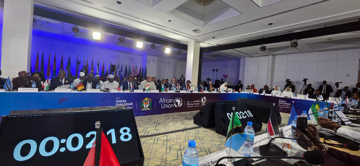 hawelti's tweet photo. #Eritrea: Statement by Ambassador Beyene Russom at the 2nd Doha Dialogue Ministerial Conference
Dar es Salaam, Tanzania, 5-6 October, 2026 2026

The 2nd Doha Dialogue on Labour Mobility held under the theme: "Advancing Fair and Sustainable  Labour Mobility between Africa and the GCC Countries"  was Co-Chaired by Tanzania, Qatar, and the AU Commission.

https://t.co/BstTv1bcRt