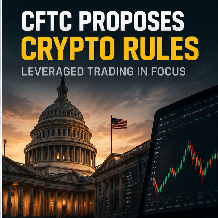 ChainChatHost's tweet photo. CFTC proposes new rules for leveraged crypto trading 🇺🇸 More protection or more restrictions? https://t.co/S8eeLhTxWe