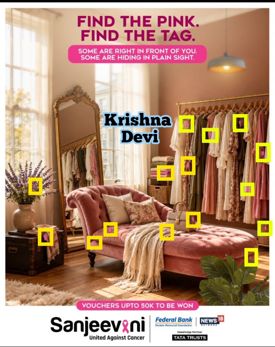 k50devi's tweet photo. @Sanjeevani_Nw18 I spotted all 15 pink tags 

#SpotThePinkTag #Sanjeevani #Contest #ContestAlert #ContestIndia 
Thank you respected @Sanjeevani_Nw18 team 🙏 
Join
@rkonline02 @Cool_rishi02 https://t.co/aSqnrhDZqm