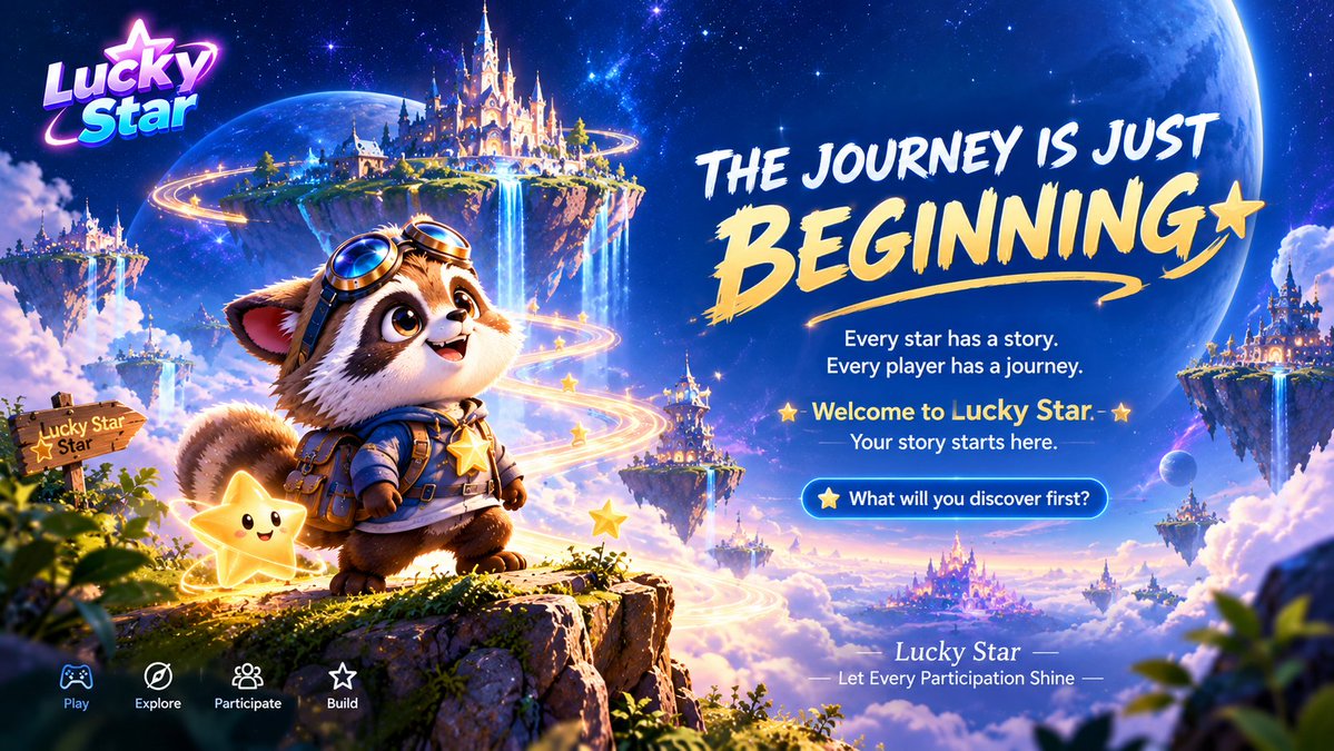 LuckyStarforest's tweet photo. 🌟 The journey is just beginning.

Every star has a story. Every player has a journey. 🚀

Welcome to Lucky Star ⭐
 Your story starts here.
What will you discover first? 👇 https://t.co/an1k72RWgO