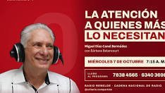 PescaEPIVILA's tweet photo. #CriterioCompartido y nuevos problemas por resolver. Hoy volvimos a @RRebeldeCuba con Bárbara Betancourt y un equipo profesional al que agradezco esta vía al diálogo, sobre transformaciones que solo tendrán éxito con la participación activa de nuestro pueblo
@DiazCanelB https://t.co/kcH5oiMvrU