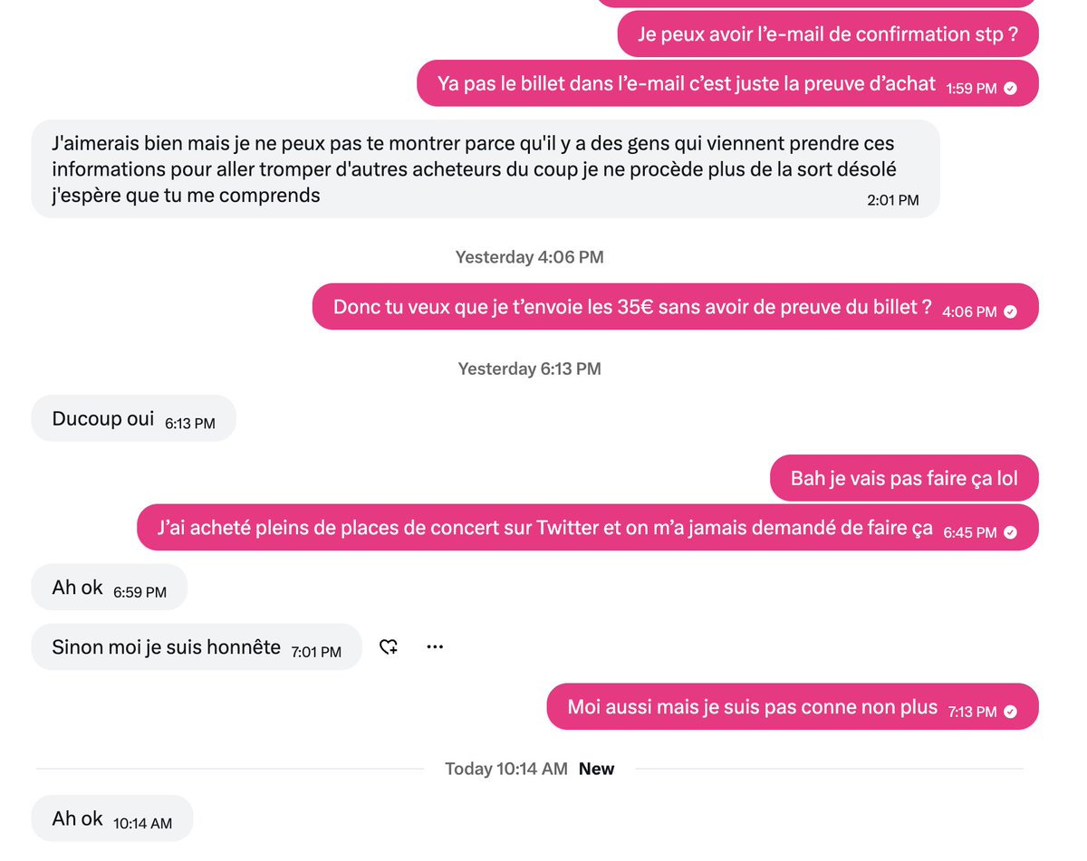 lordestanpage's tweet photo. ptdr les scammers twitter c'est delirant https://t.co/sRqDyk31XD