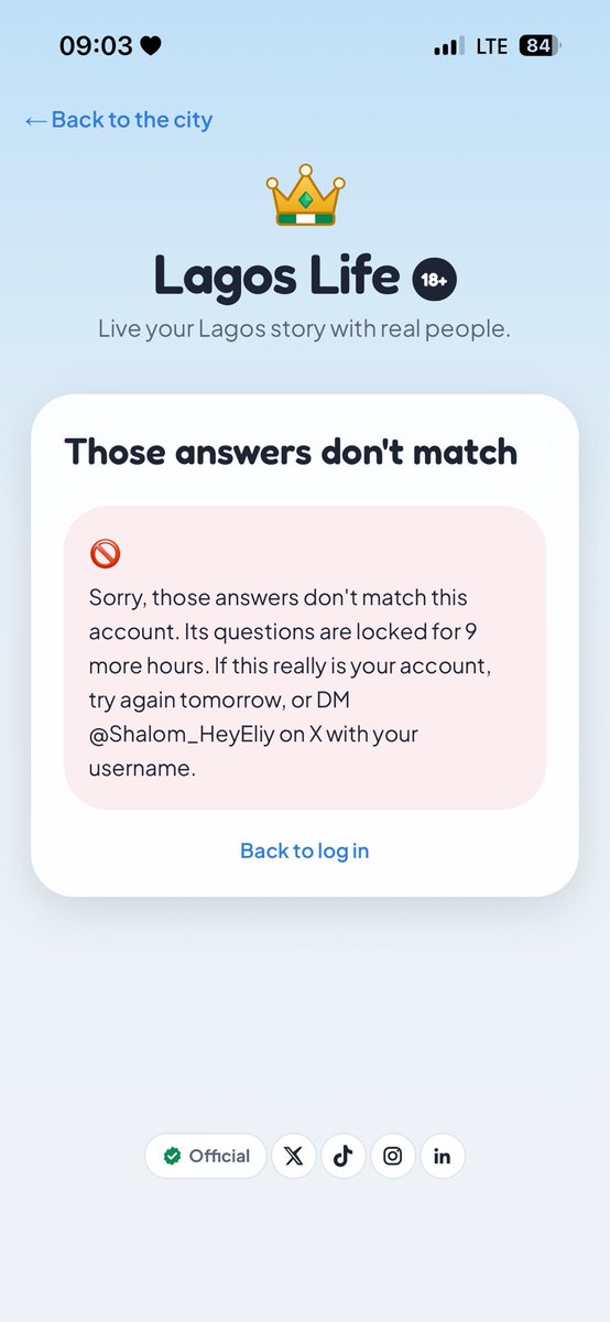 stargirlkams's tweet photo. answers don’t match, una follow me play game??
account balance that i copied and pasted to be specific you guys said it’s wrong
@Shalom_HeyEliy @LagosLifeApp 
fix this thing, i’m no longer patient abeg
fix it @LagosLifeApp https://t.co/eUttbmfwjd