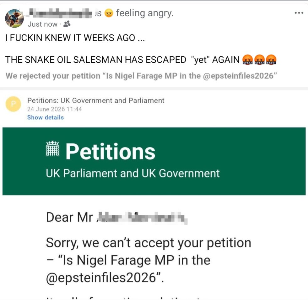 phaid3000's tweet photo. @donmcgowan Our Nigel is a child Rapist...
Yes the #pedolf @POTUS lover @Nigel_Farage is @epsteinfiles2026 visitor and a FUCKING @PEDOPHILE https://t.co/nE4vMgAsF7