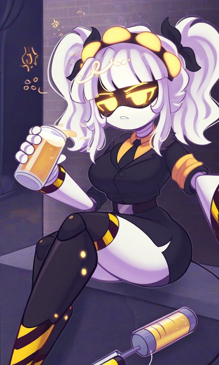 PapiRish_drw's tweet photo. (J 🚧) So... shall we go for some drinks, or are you a coward?~

.

.

#Murder_Drones
#J #ia https://t.co/76QVLD2D6b