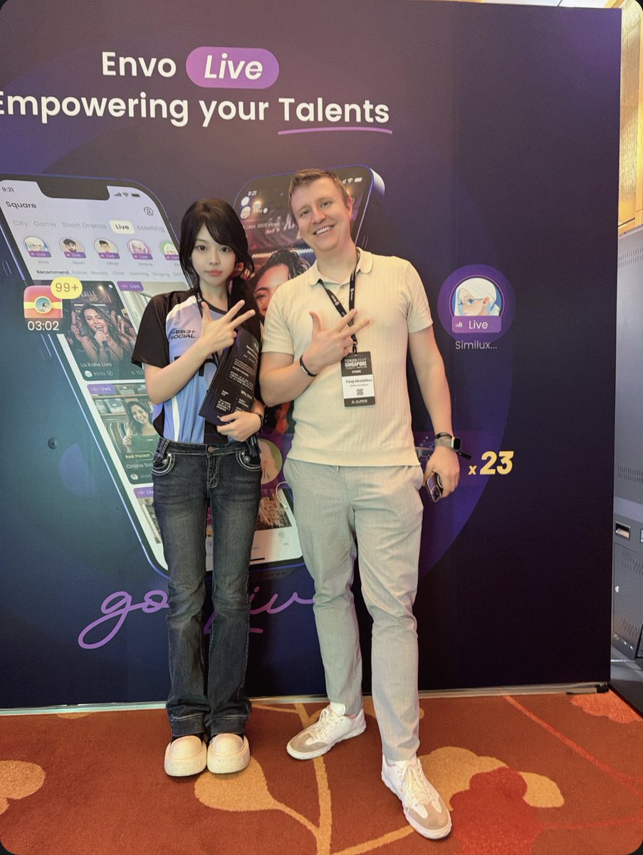 lulucifer7's tweet photo. @Envo_Official With visionary planning, insightful leadership, solid technology and an enthusiastic community,
Envo will go from strength to strength and ultimately set sail for the vast blue expanse of the stars and the sea！
#Envo #Token2049 https://t.co/bspyI6M8EY
