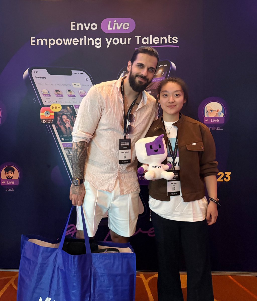 lulucifer7's tweet photo. @Envo_Official With visionary planning, insightful leadership, solid technology and an enthusiastic community,
Envo will go from strength to strength and ultimately set sail for the vast blue expanse of the stars and the sea！
#Envo #Token2049 https://t.co/bspyI6M8EY