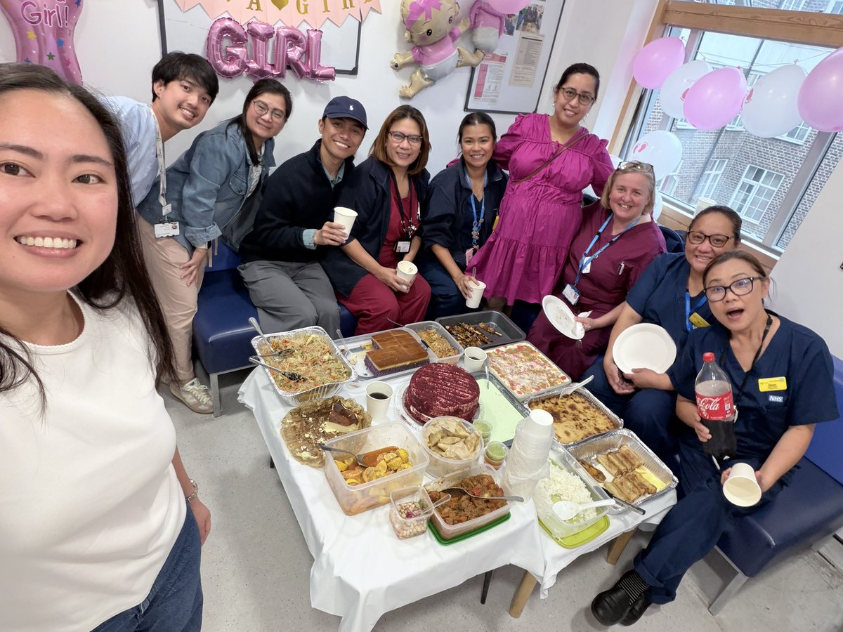majhoye's tweet photo. Itβs a girl! Fraser Gamble Team turned the staff room into a little celebration for the newest arrival on the way β a table full of home-cooked favourites to show their love and support! Congratulations to the mum-to-be Mhelai! ππ #TeamHaem #BabyShower #Wellbeing @karhod21 @JoyAntonetteP @evelyngomez00 @sunu_prasad