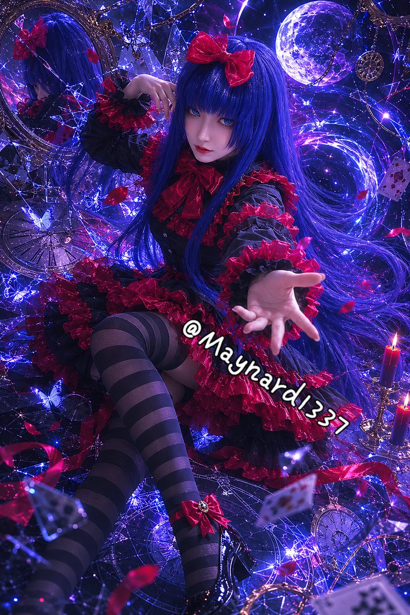 Maynard1337's tweet photo. 夜空的神秘
#blacksouls #梅贝尔 #cosplay https://t.co/zPVLFQLxtI