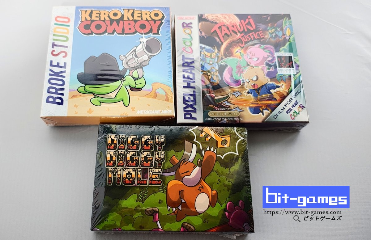 bit_games's tweet photo. FC/FC互換機用
GBC/GBC互換機用
新作系タイトル、入荷しています。 https://t.co/PbPG03DM3P