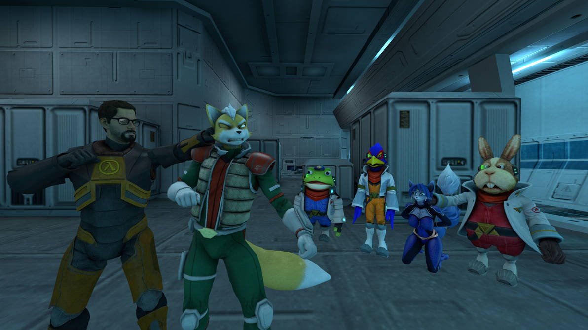 CrownVicsnV8s's tweet photo. "LET HER GO, STARFOX!"
#halflife #starfox #gordonfreeman #krystalstarfox https://t.co/BbzCOMwQSO