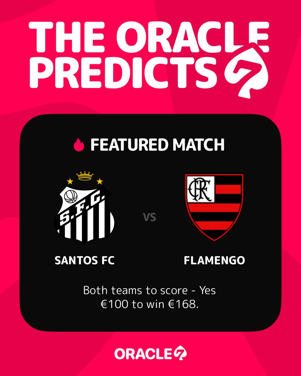Oracle7_Net's tweet photo. We asked AI to pick out today's best bet 👀

We're off to Brazil ✈️🇧🇷 https://t.co/o4vHyJ4arG