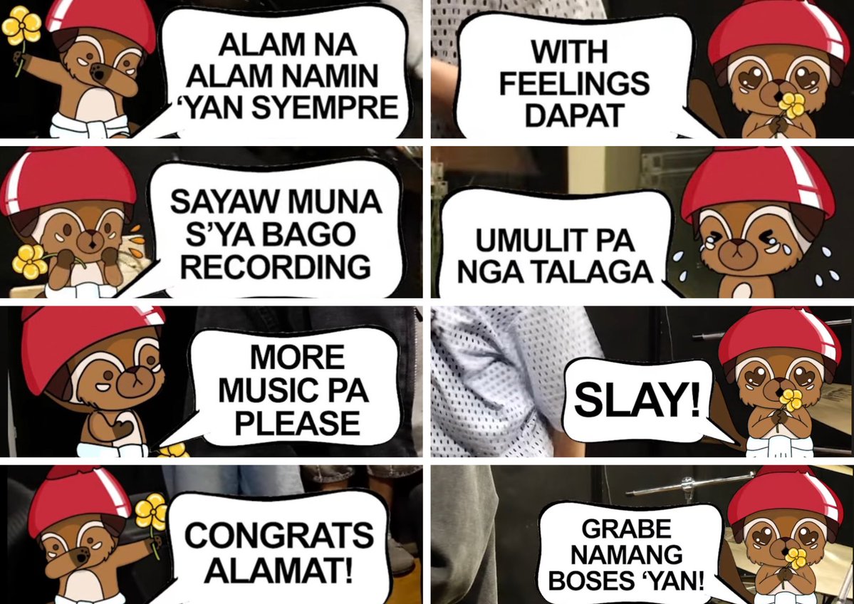 kayleyyr__'s tweet photo. cutie ng side comments ni aki huhu 

watch nio naaa “ALAMAT - SINIGANG RECORDING https://t.co/DvBcUj9gbV https://t.co/23GvAl8alQ