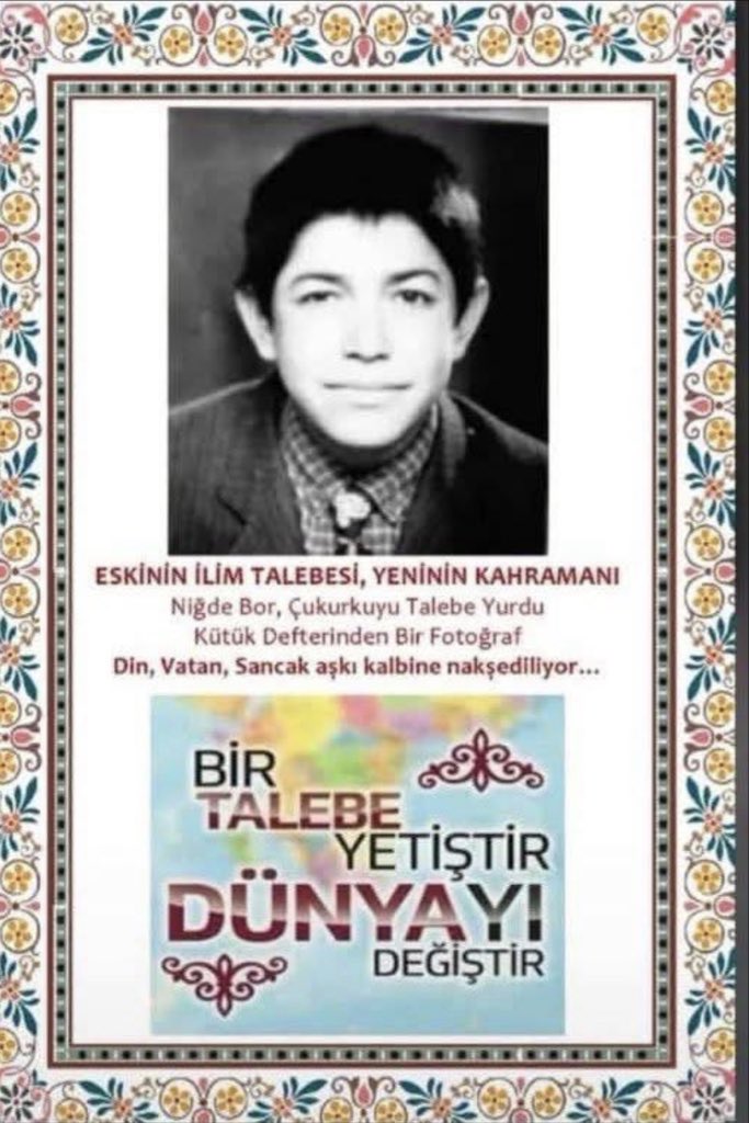 BrtArft's tweet photo. @saitcamlica Senin yetiştirdiklerin Devlete Millete hiçbir faydaları olmadığı gibi bu Ülkede Darbe yaptılar
Seninkileri engellemek ve Devletin bekası için Süleymanlı Cemaatinin yetiştirdiği canını feda etti
Bugün havlaya biliyorsan Süleymanlıların yetiştirdiği çocuğun sayesinde havlıyorsun !! https://t.co/2vDptc7X8p