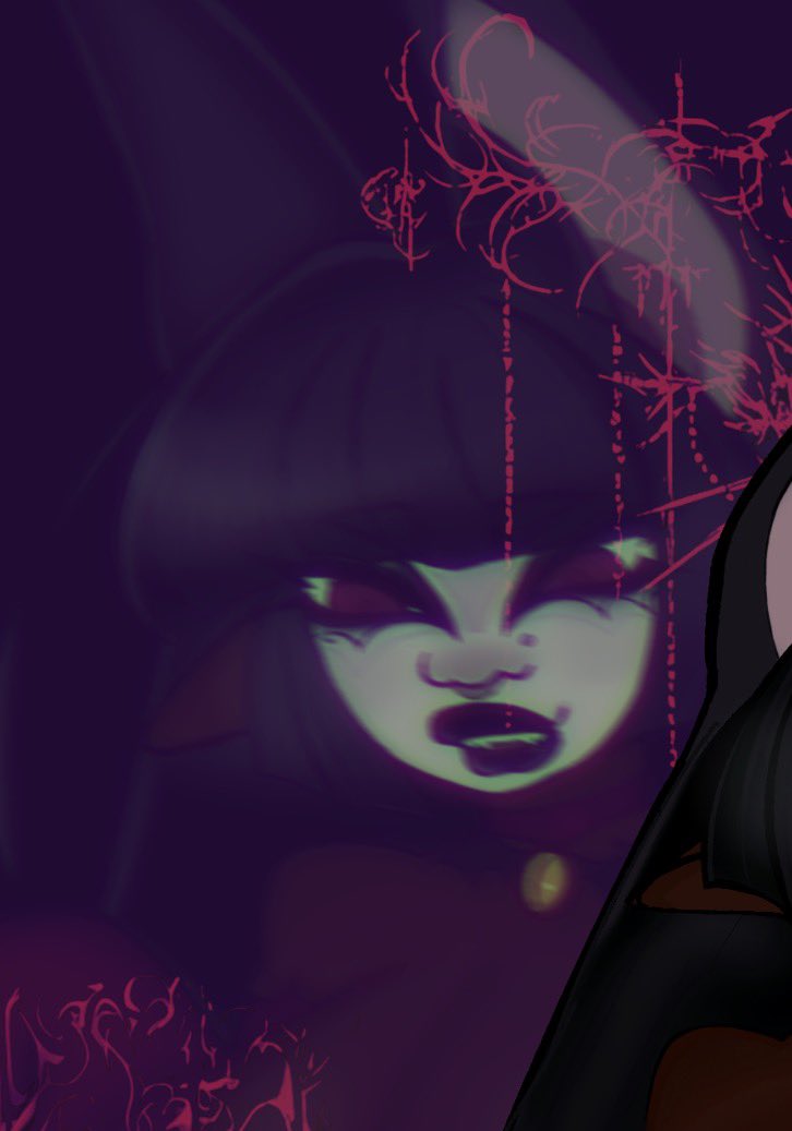 Cappiecups's tweet photo. Imma just send the first design of Reverie since the current one is too grainy to begin with. #vampireoc #witchoc #halloween #ocs #digitalart #ocartwork #ocs #oc #artworks https://t.co/aF4UxpUrWN