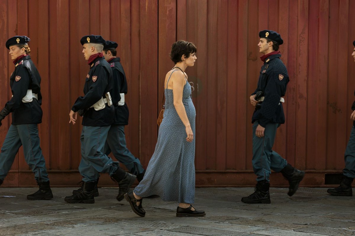 ICSfilm's tweet photo. Matthew Joseph Jenner bangs the drum in Margherita Ferrari's FÖA - ONCE UPON A FUTURE, a film with a strong premise and unique execution that asks the question: are you a passive onlooker to social change, or do you become an active participant? #BIFF2026 https://t.co/3YHPdkrBxK https://t.co/AFYCRjhKli