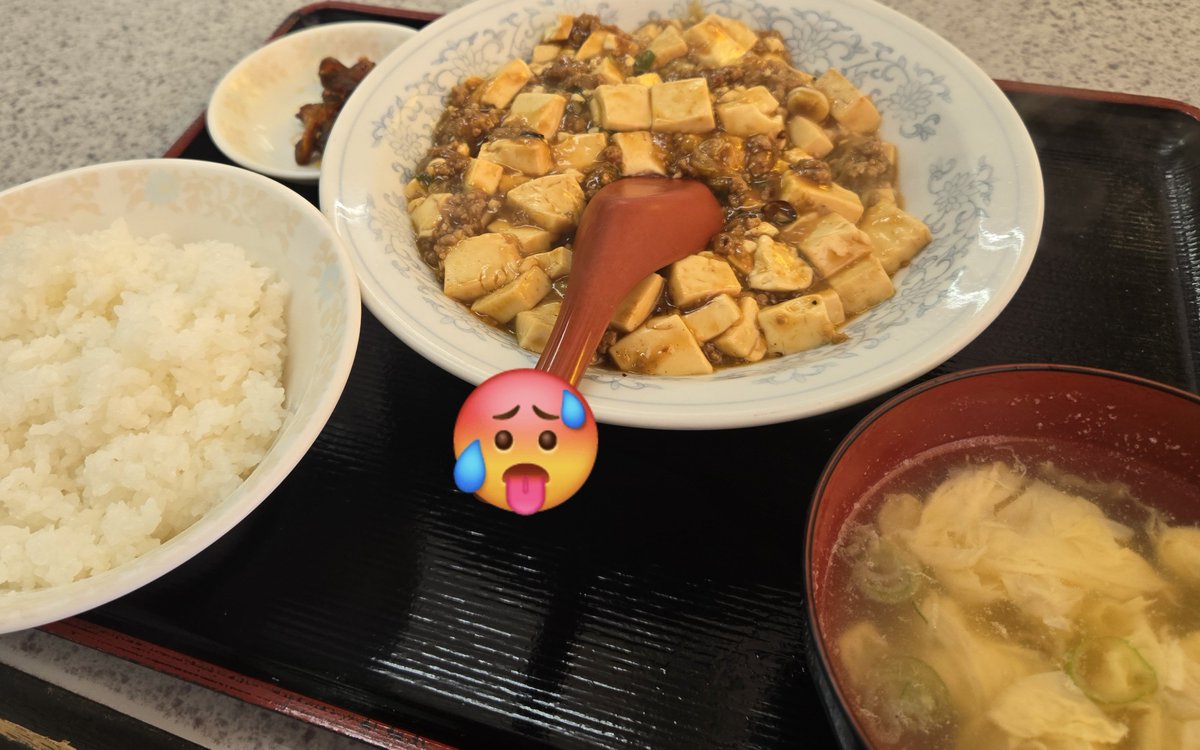 gao_ecol's tweet photo. お昼食べた麻婆豆腐です！ https://t.co/9s9eijdEjH