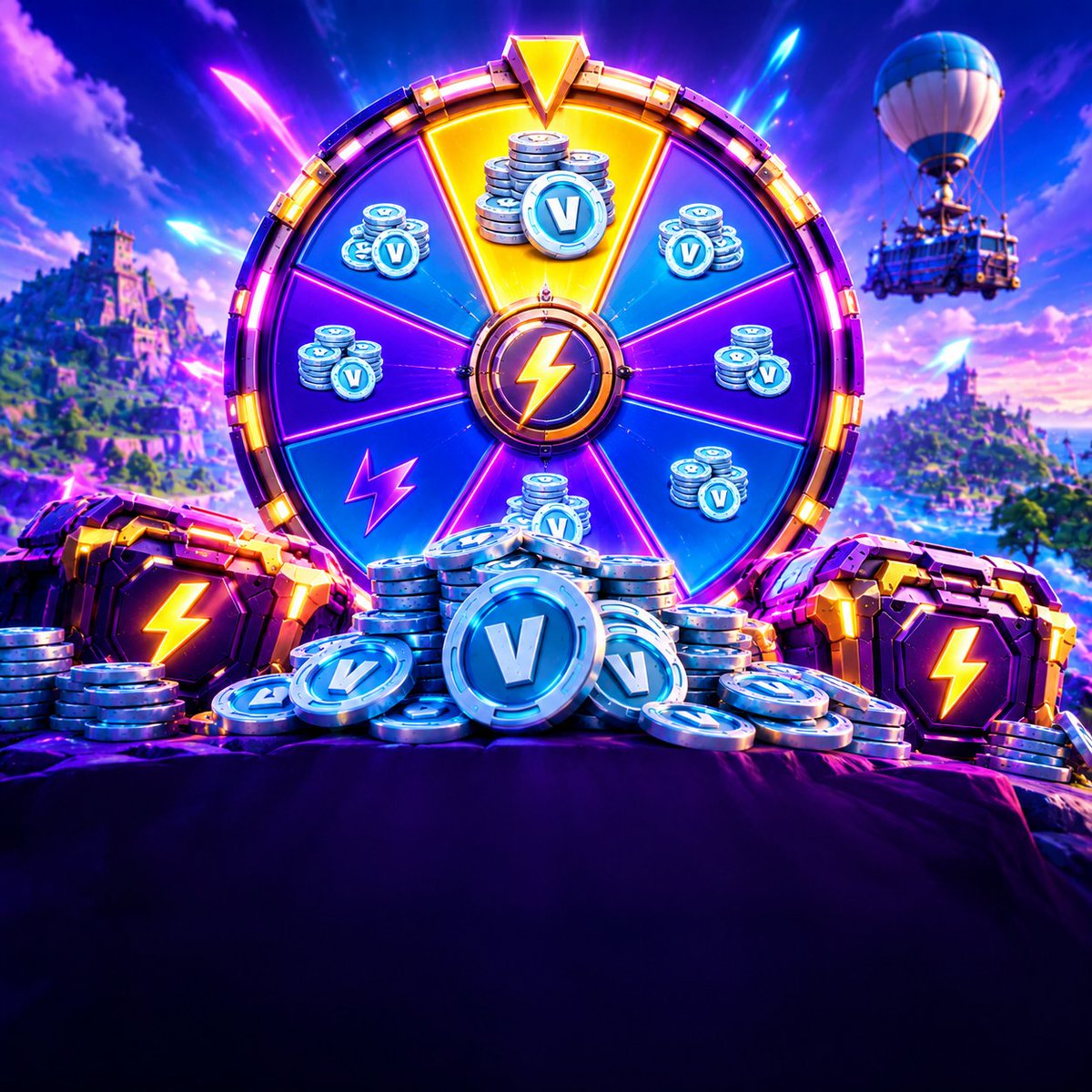 FortniteLootSol's tweet photo. 🎰 THE LOOT DROP IS LIVE 🎰

Hold $FORTNITE
Stay in the draw.
Every hour → someone wins  Fortnite V-Bucks.
Bigger bag = bigger slice of the wheel.
Who’s taking the first drop? 👀

🌐 https://t.co/cXnSVBrEKH
📄 CA: 8wrTM8TrirHxsinDBpe7vWL3DPDdpmKfMp4n2Pdopump https://t.co/tM88NKAFAp
