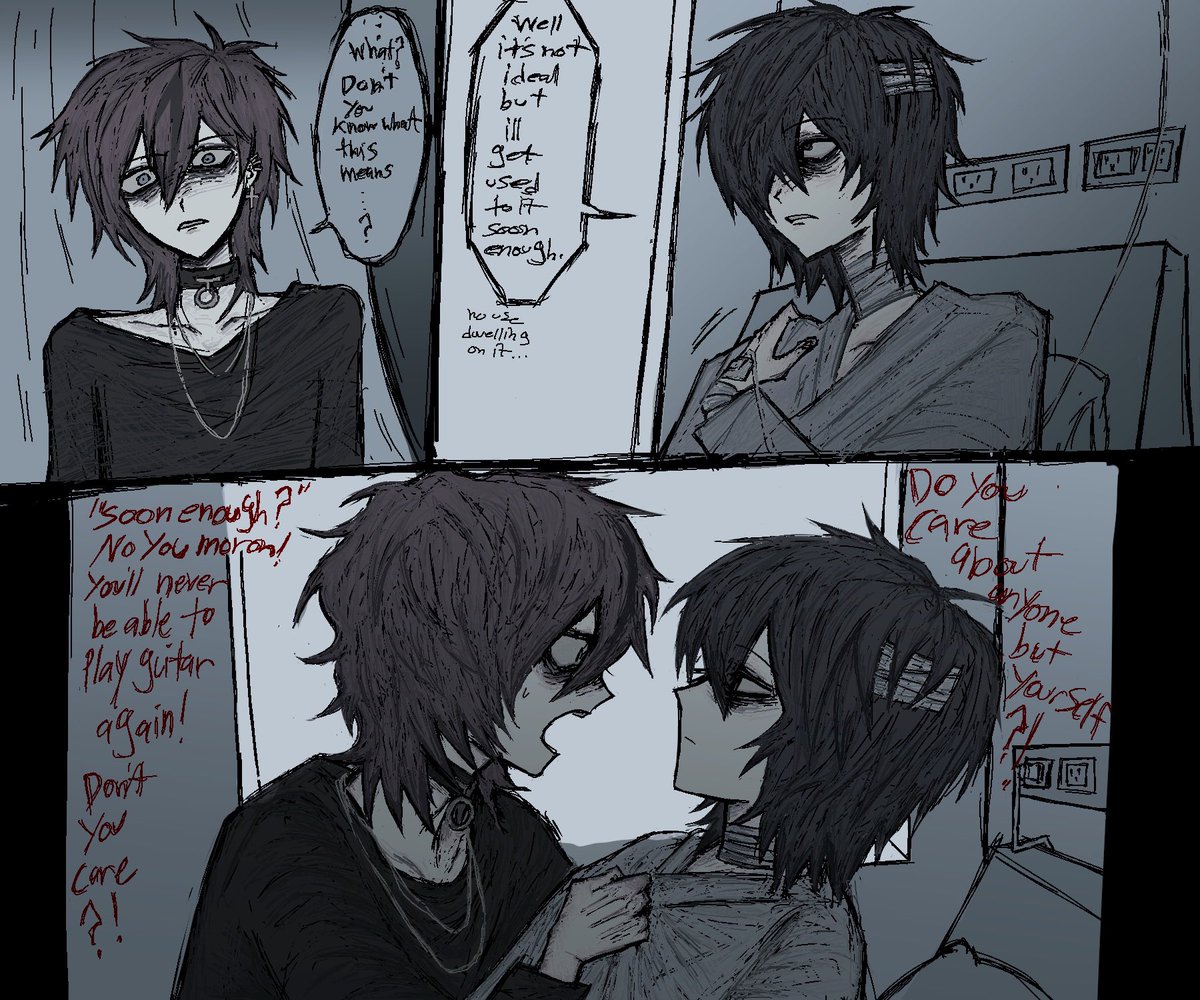 schiz0creep's tweet photo. Band au pt.3
#skk
Catharsis (4/4) https://t.co/EySfWlyB2u
