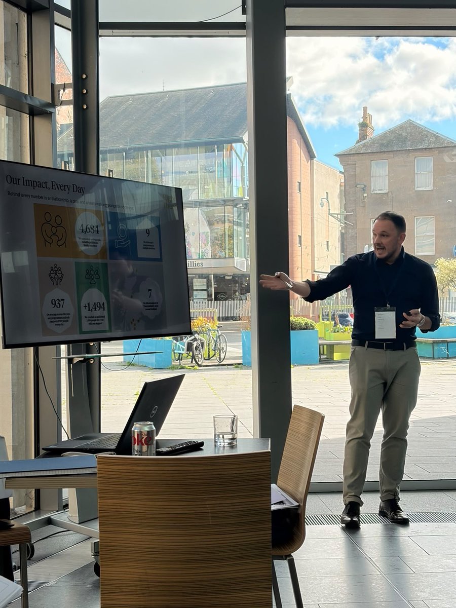 RightThereOrg's tweet photo. Two inspiring days at the Homeless Network Scotland Annual Conference in Perth. Great conversations, valuable connections and plenty of learning as the sector came together around the launch of The Level.

A huge well done to Renzo Cardosi and Lauren Cleary for leading a breakout session on Right There's Outcomes Framework and NICO, sharing how our approach supports the ambitions of The Level and helps put whole-life outcomes into practice.

#RaisingTheLevel #HomelessNetworkScotland #RightThere