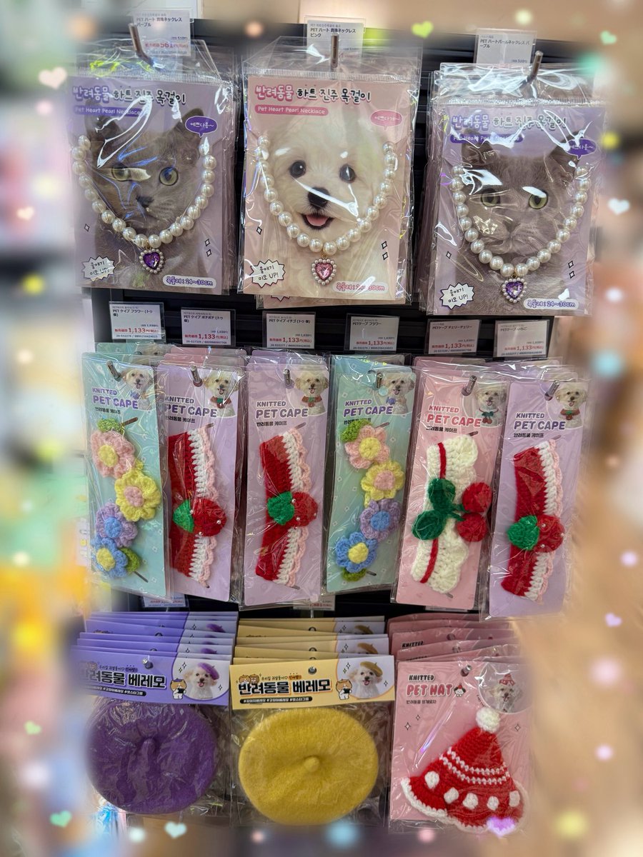 gkd_tsukuba's tweet photo. ⭐️🐶 ARTBOX ペット用品のご紹介🐱💘

ワンちゃんや猫ちゃんが
実際に身につけられるものや、
一緒に遊べるおもちゃもございます🎈🤍

ぜひ店頭でチェックしてみてね〜👍🏻 ̖́-

#ARTBOX #아트박스 #韓国 #雑貨
#玉光堂 #イオンモールつくば https://t.co/27x3Uw2t75