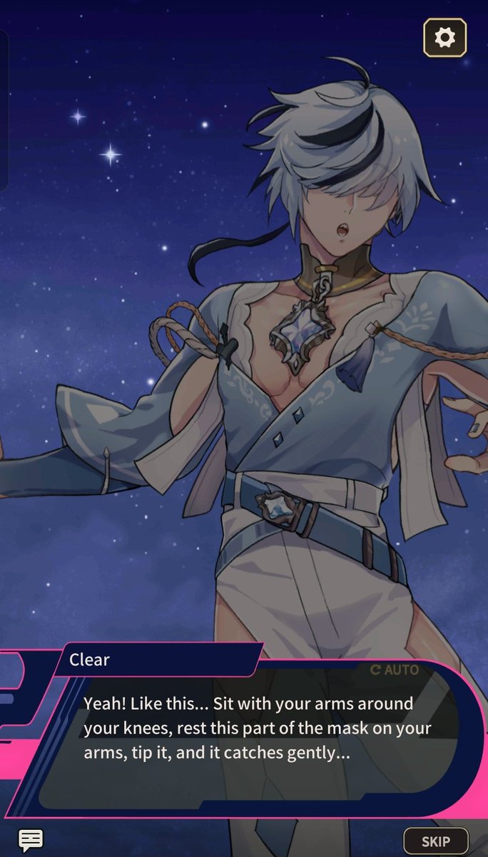 kumakraft's tweet photo. Blade singing a lullaby for Clear after talking about their sleep routine on the roof under the starry sky... I am deceased 🪦
Nukani team truly fleshed out the best interactions we could ask for in the collab 😭 https://t.co/S5EUr9f3W7