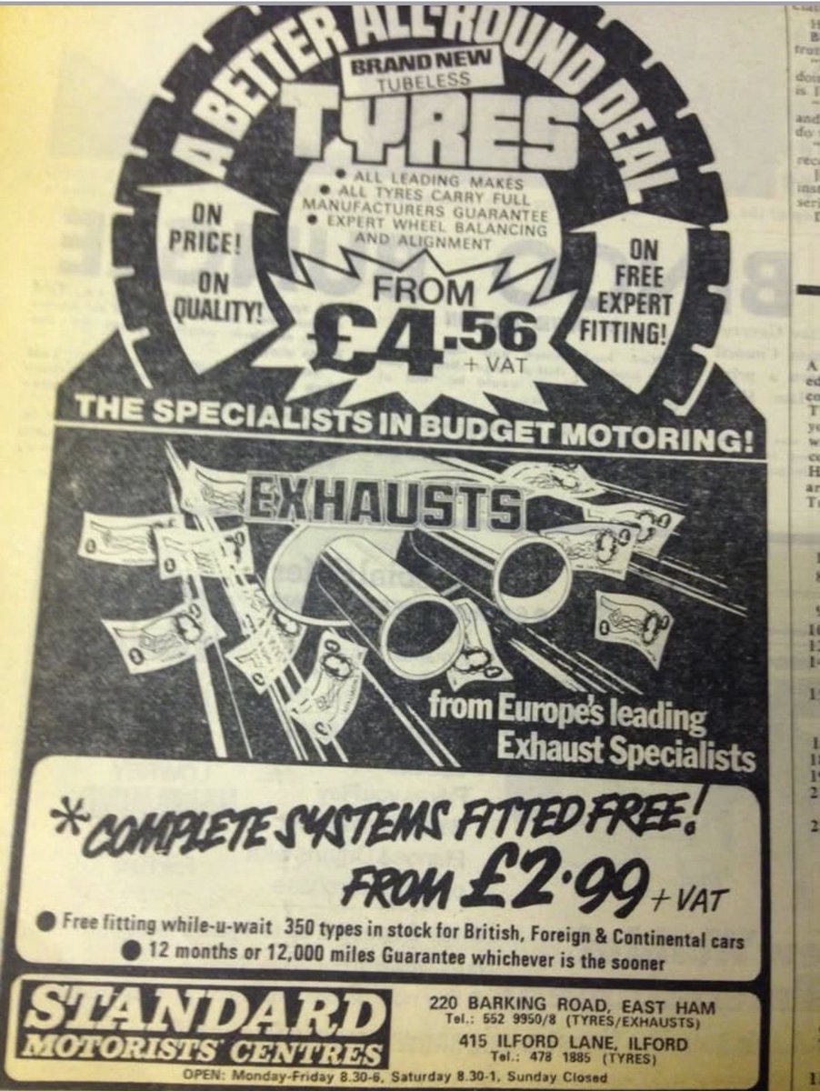 ColinAGrainger's tweet photo. Reflections of the past 11,076-11,078.
Can’t believe this is from the Newham Recorder 51 years ago in 1975. Look at the prices… https://t.co/K5tVMWIxTI