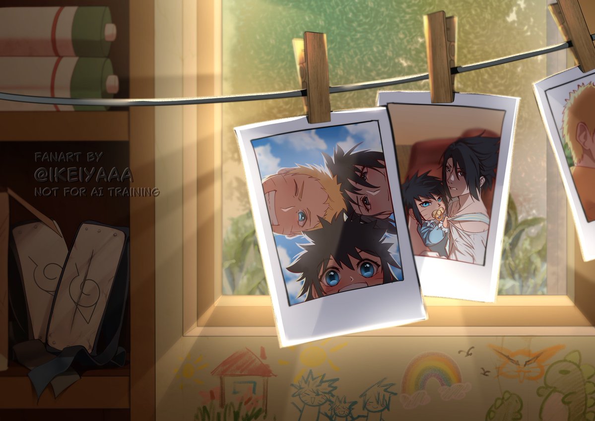 ikeiyaaa's tweet photo. Day 8 &amp; 1 - Omegaverse &amp; A different future
#snsmonth26 #narusasu https://t.co/T0Xwj4bqVL