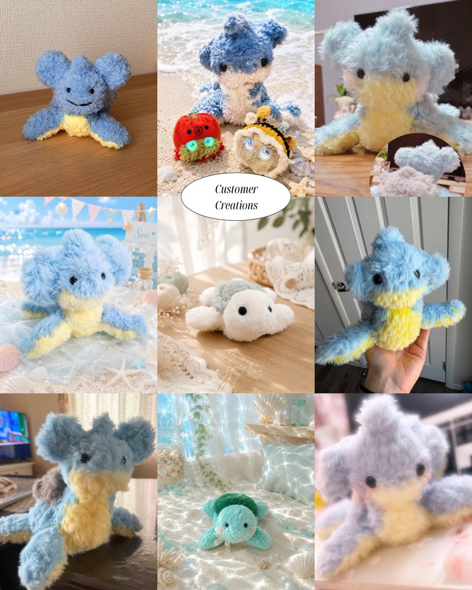 ranpeluche's tweet photo. ふわふわ毛糸で編むあみぐるみ！

無料アレンジ編み図/Free pattern
https://t.co/9xQpSy25jW
写真者の方も完成されていますが、苦手な方は友達に頼んでみてね！ https://t.co/gksVntFmAf