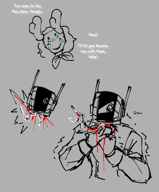 EVISCERRAY's tweet photo. damn icedagger why'd you kill that guy https://t.co/j9JKJCBO0Y