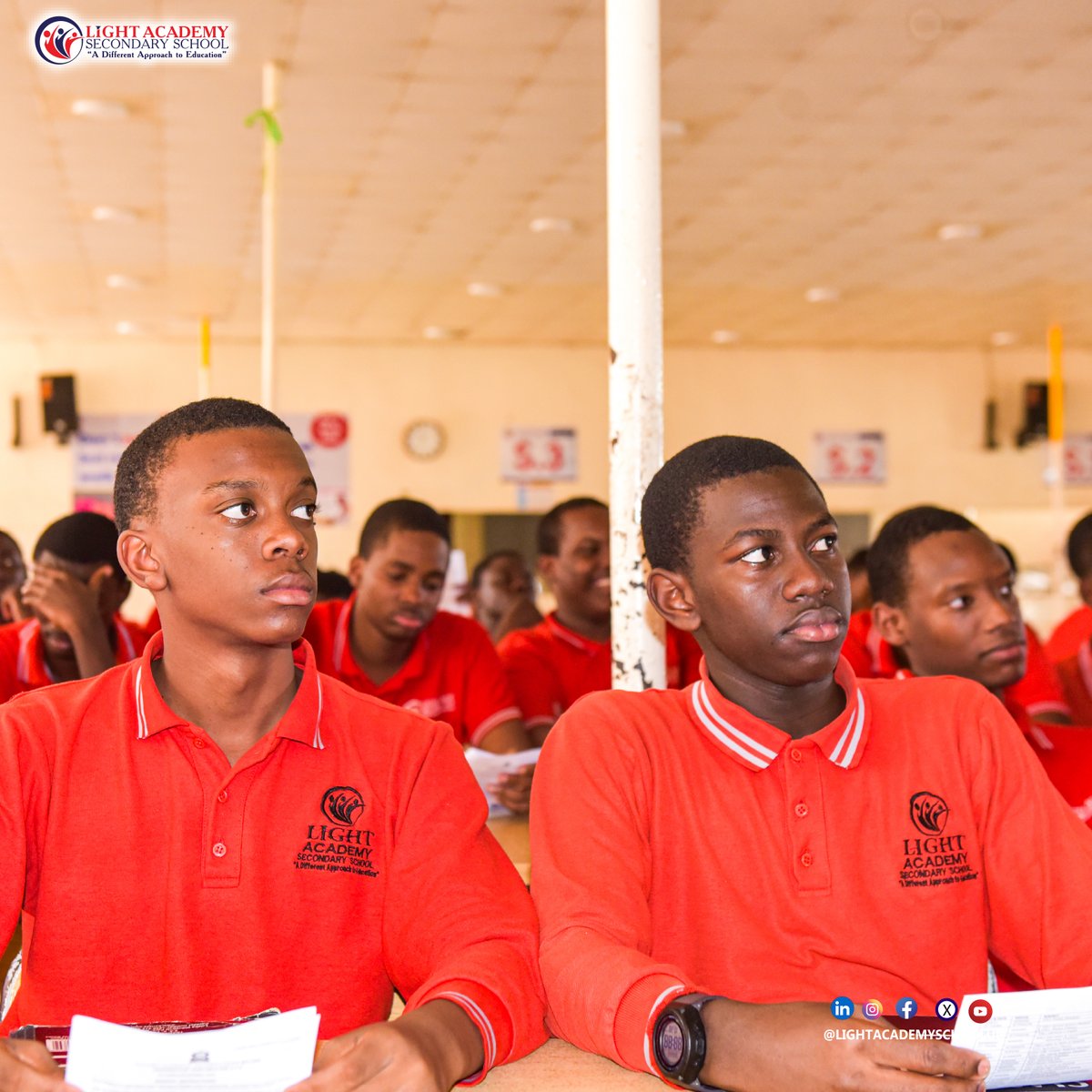 LIGHTACADEMYUG's tweet photo. Our Senior Four candidates are currently gathering for their official UNEB briefing. This essential session guides them through the rules, regulations, and expectations for the upcoming national examinations.
We wish all our students the absolute best as they prepare to excel. https://t.co/6qlXk1H5j2