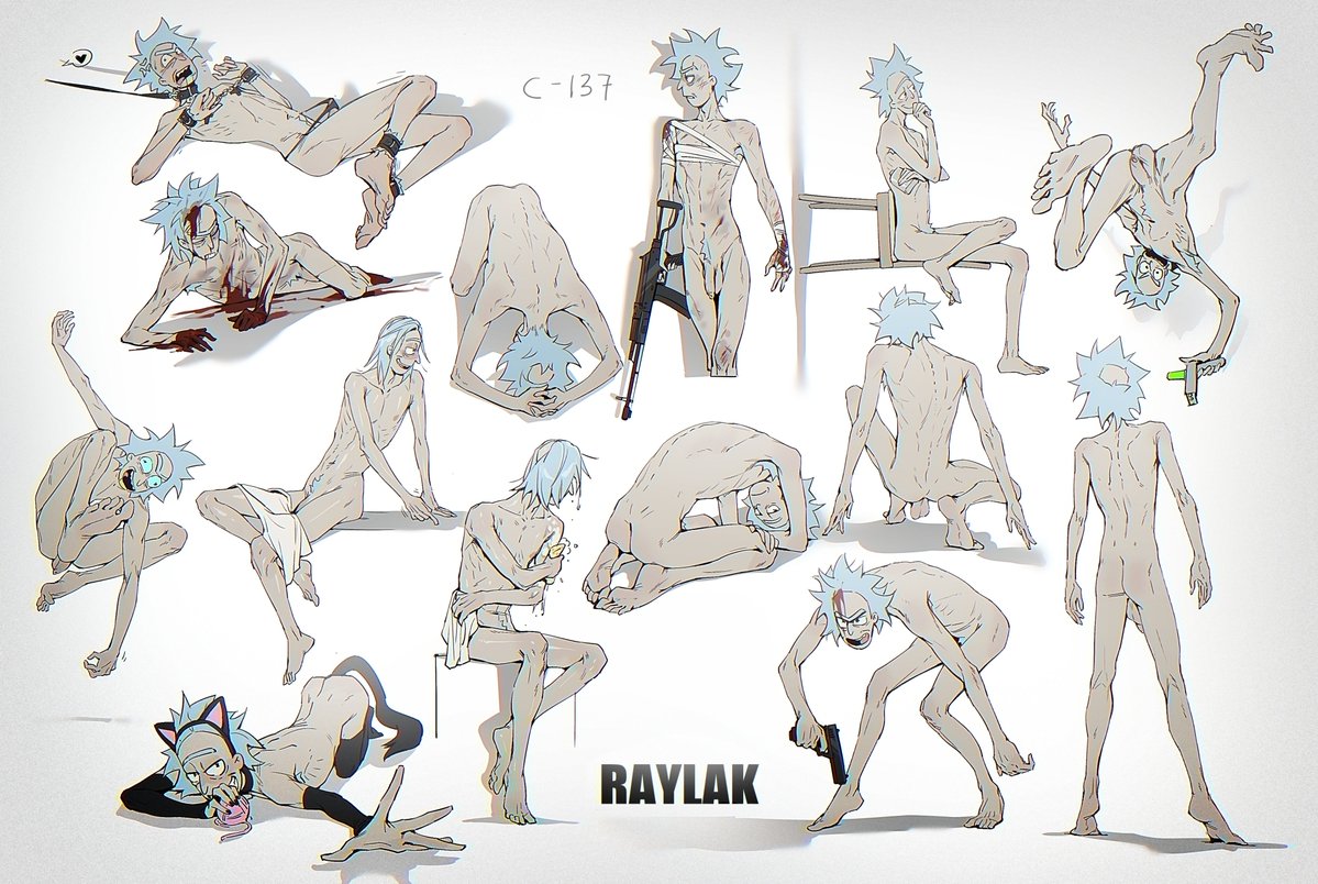 RayLak51325's tweet photo. #rnm #RickandMorty #ricksanchez
Practice in drawing  bodys. But...I added Rick here
It's more fun now https://t.co/zhu9vD3Heh