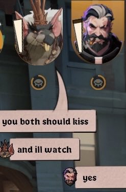 DayDooodles's tweet photo. i was practicing venator all night and going on a killing spree until a doorman parried me. i said that parry was hot doorman, and he said ty, then our rat king said you both should kiss. and the mental image distracted me so much i couldn’t aim for shit for the rest of the game https://t.co/TK4re9XcMy