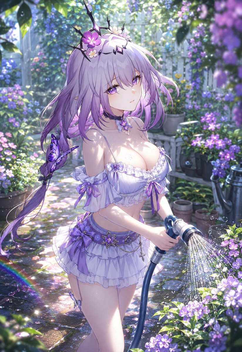 shionchan0801's tweet photo. ☀️

お疲れ様✨

キャストリス【ガーデニング】

#AIイラスト　#崩壊スターレイル https://t.co/z0TK6PYe8a