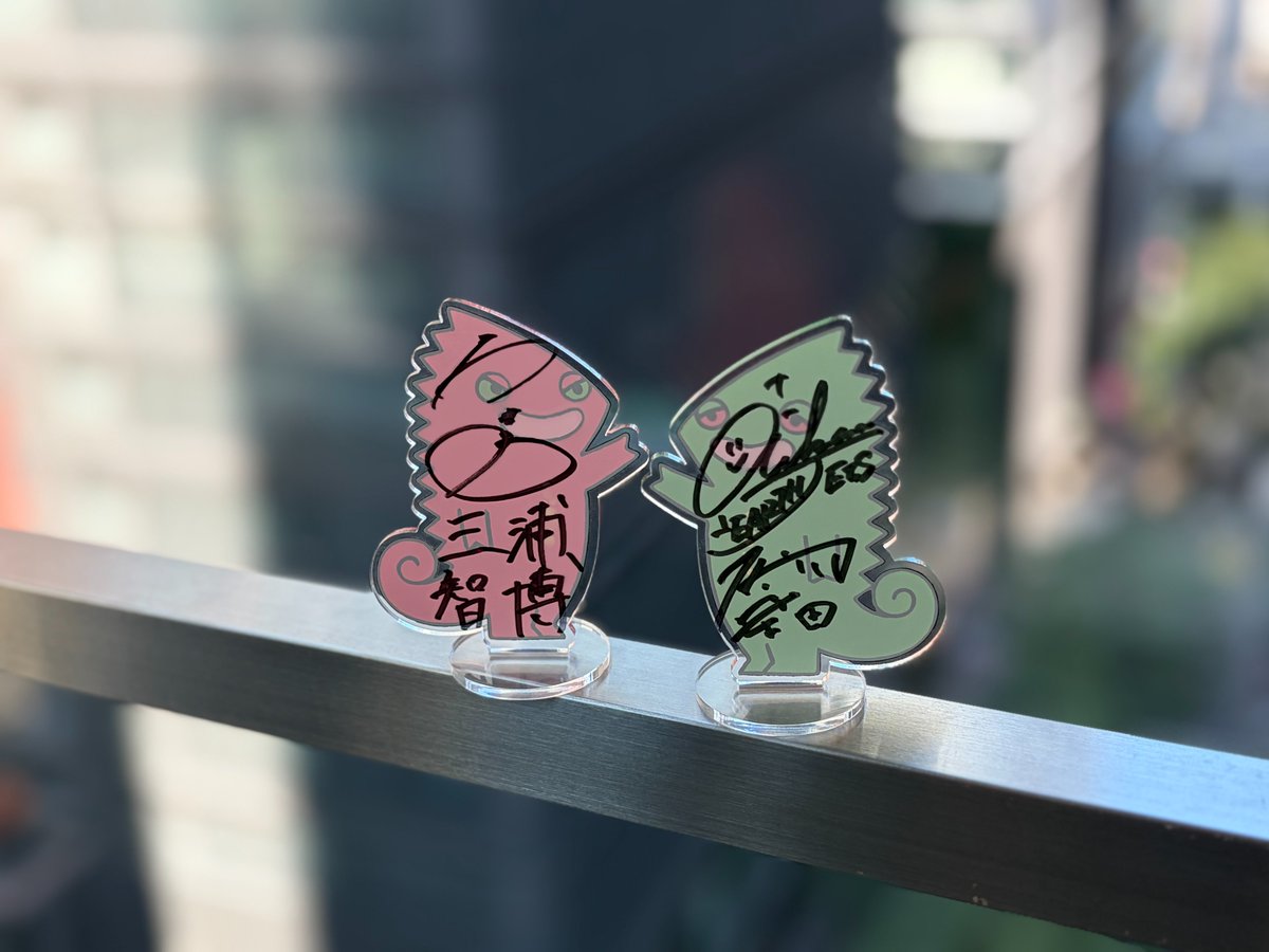 sanspo_earthj's tweet photo. ／ 
#サンスポ ×#アースジェッツ 
プレゼントキャンペーン 🎉
＼

#オシヒキ グッズの発売を記念して、サイン入りアクリルスタンドまたは麻雀牌キーホルダーが当たるチャンス✨

【応募方法】 
1⃣@sanspo_earthjをフォロー 
2⃣この投稿をリポスト 
3⃣抽選で5名に！ＤＭ（チャット）でお知らせ 
　 応募期間：10/8～10/15まで
詳細はこちら👇
https://t.co/dhPeLh994M