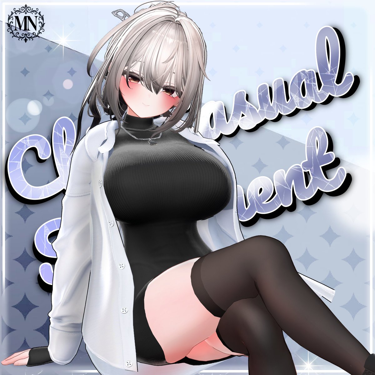 Mono_paradox's tweet photo. 🔥【 モノショップ新作登場！ 】🔥

新作衣装『Chic Casual Statement』をリリースしました！🖤

タイトなブラックのタートルネックミニワンピに、ゆったりとしたオーバーサイズ白シャツを羽織った、大人可愛いスポーティ＆カジュアルなスタイル✨ 

発売記念セール開催中！⏰ 
・単品：900円 → 500円 
・フルセット：1500円 → 900円

🎉 RT＆フォローイベント実施中！ 
✅ 参加方法：このアカウントをフォロー＆この投稿をRT 
投稿から3日後、抽選で【5名様】にフルセットをプレゼント🎁

🎉 RT & Follow Giveaway! 🎉 
✅ How to enter: Follow this account & RT 
this post In 3 days, 【5 lucky winners】 will be randomly selected to receive the Full Set! 🎁

👇BOOTHはこちら
https://t.co/8dEGkiBNez

#VRChat #VRChat衣装 #モノショップ