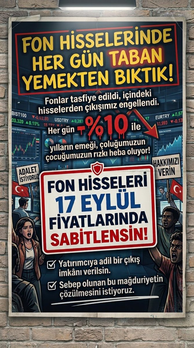 yilmazol_1's tweet photo. #terahisseleriocaksöndürdü
#anaParaYoksaOyYok
#TeraveHisseMağdurları
@spkgovtr @tcbestepe  @memetsimsek
Fonlar tasfiye edildi ama hisseleri işlem görmeye devam ediyor ! 17 gundur hergün - 10 ‼️
Bu mağduriyet nereye kadar??Sahipsiz Bırakıldık ‼️
Neden hiçbir tedbir alınmıyor ? https://t.co/WgGJ4Ujqak