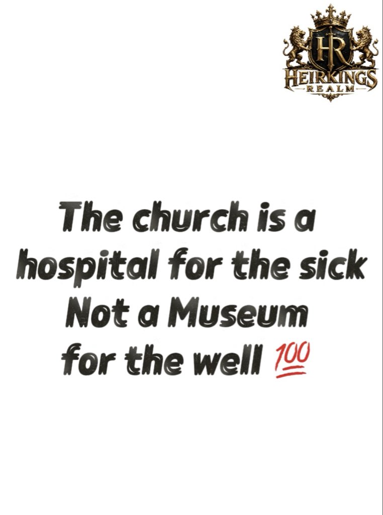 Heirkingsrealm's tweet photo. Not a Museum for the well https://t.co/N3wBGA5pfI